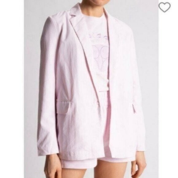 Adidas Originals Pink Nylon Blazer Size S NWT - Picture 1 of 11